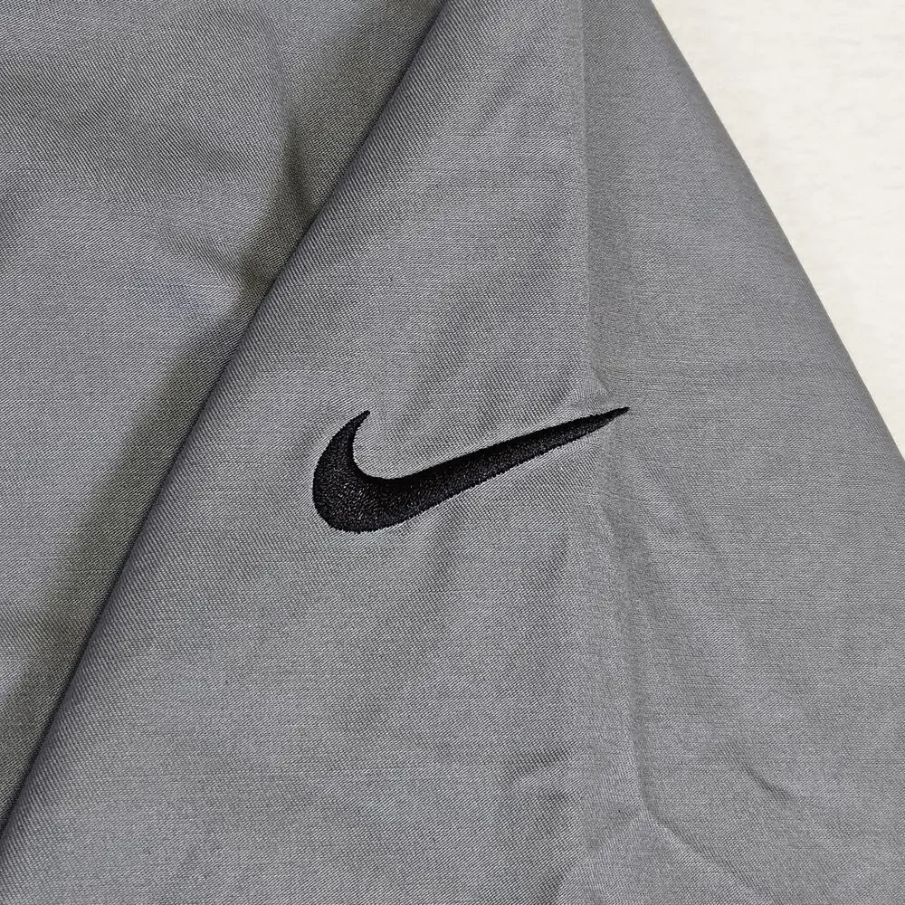 Nike Detroit Lions Bomber Jacket Mens M Full Zip Gray NFL Football Lightweight
